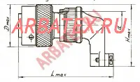 СНЦ23-19/27В-8-В вилка фото